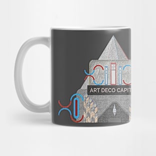 Classic Art Deco Capital Building Mug